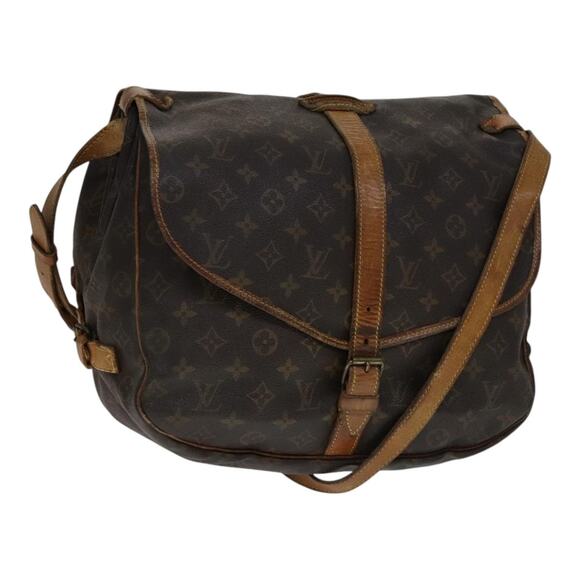 LOUIS VUITTON Monogram Saumur 35 Shoulder Bag M42254 - Picture 1 of 16